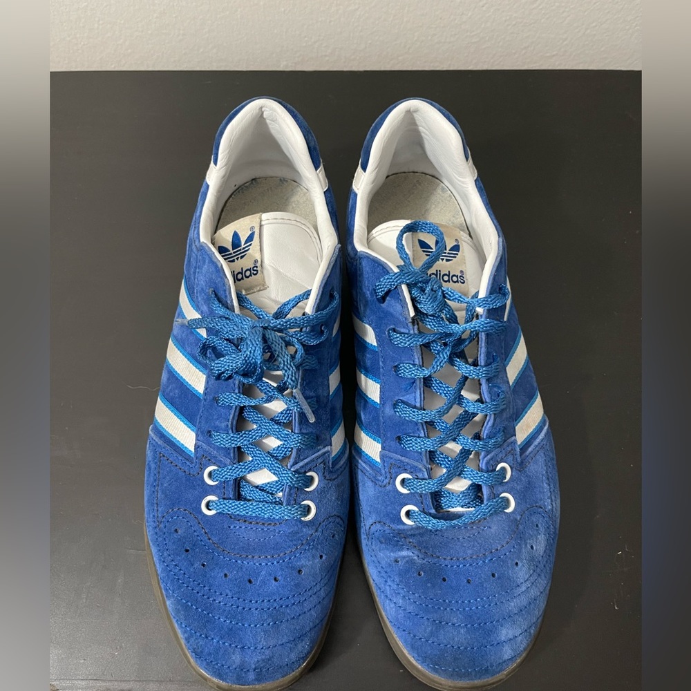 Some blue adidas size 10